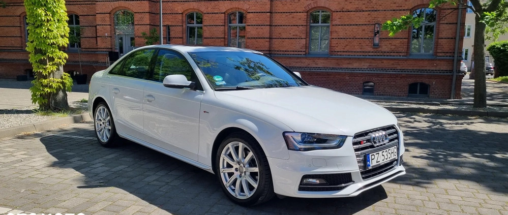 Audi A4 cena 59500 przebieg: 161199, rok produkcji 2012 z Kosów Lacki małe 106